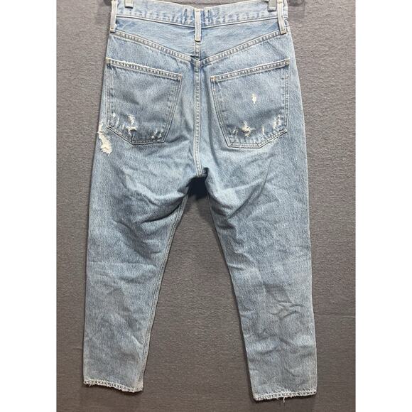 Agolde 90s Y2K Mid Rise Loose Fit Jeans Button Fly Denim Womens Size 25 - Picture 7 of 16